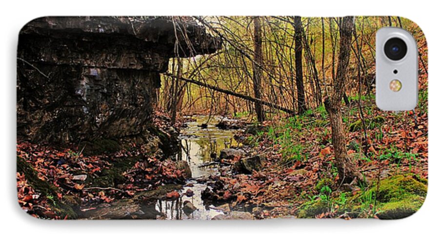Arkansas iPhone 7 Case featuring the photograph Slate Bottom Creek by Benjamin Yeager