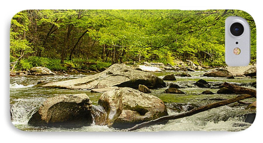 Foliage iPhone 7 Case featuring the photograph Smoky Mountain Stream by Robert Hebert