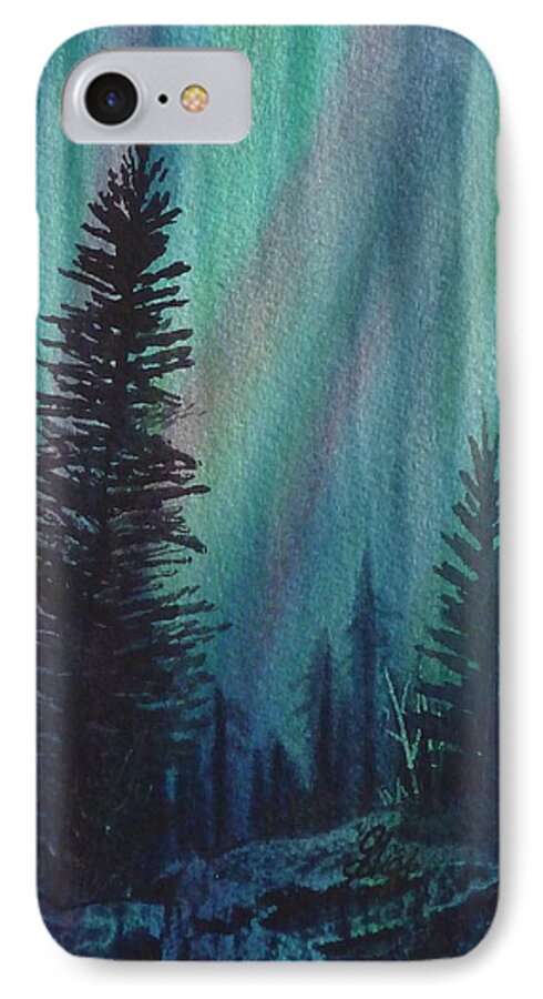 Trees iPhone 7 Case featuring the painting Spirits Rising by Gigi Dequanne