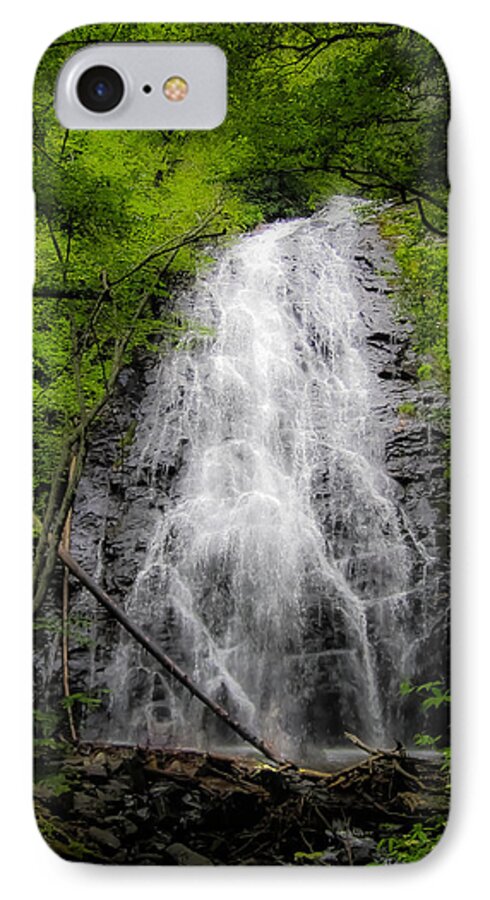 Landscape iPhone 7 Case featuring the photograph Springtime Waterfall by Dave Hall