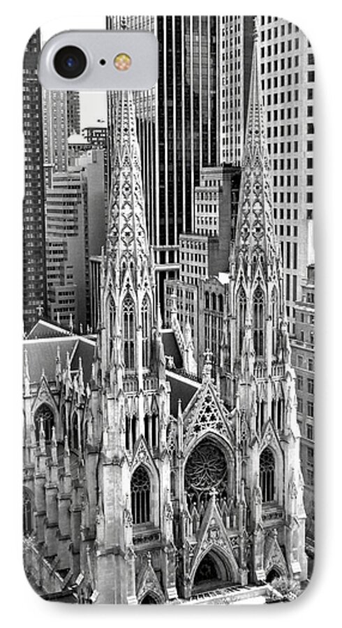 St Patricks Cathedral iPhone 7 Case featuring the photograph St. Patrick's Cathedral by Robert Meyers-Lussier