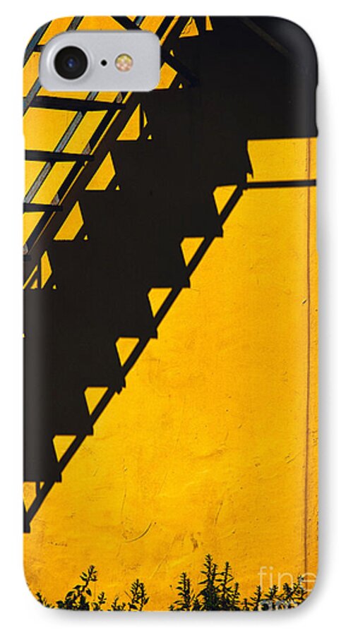 Abstract iPhone 7 Case featuring the photograph Staircase shadow by Silvia Ganora