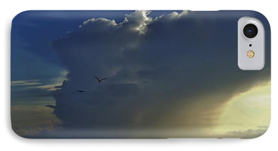 Storm iPhone 7 Case featuring the photograph Storm Across Delaware Bay by Ed Sweeney