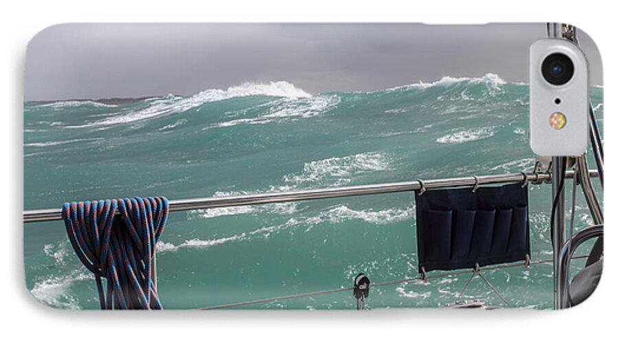 Sea iPhone 7 Case featuring the photograph Storm on Tasman Sea by Jola Martysz