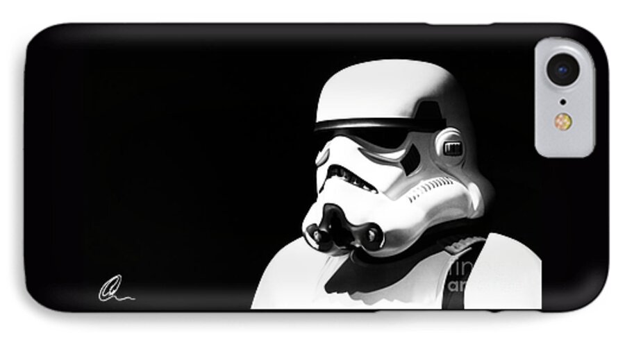 Star Wars iPhone 7 Case featuring the photograph Stormtrooper by Chris Thomas