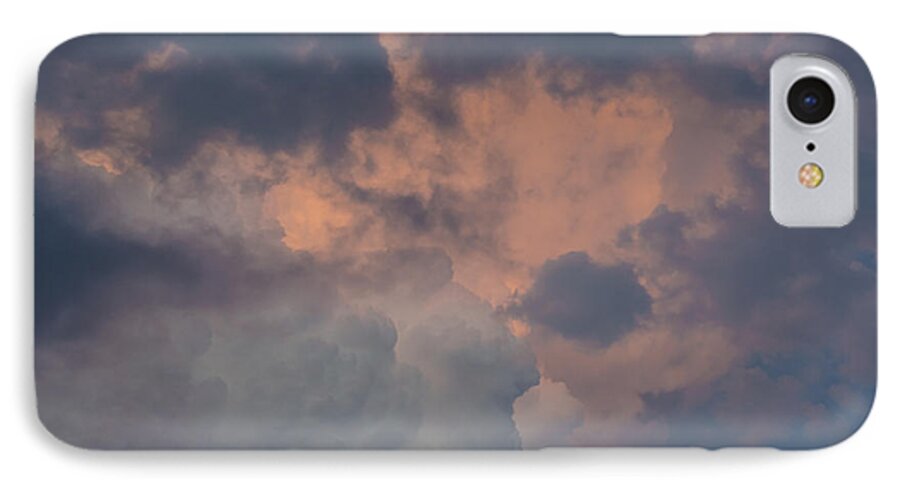 Cloud Texture iPhone 7 Case featuring the photograph Stormy Clouds VIII by Bradley Clay
