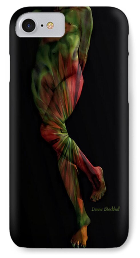 Woman iPhone 7 Case featuring the photograph Street Artist by Donna Blackhall