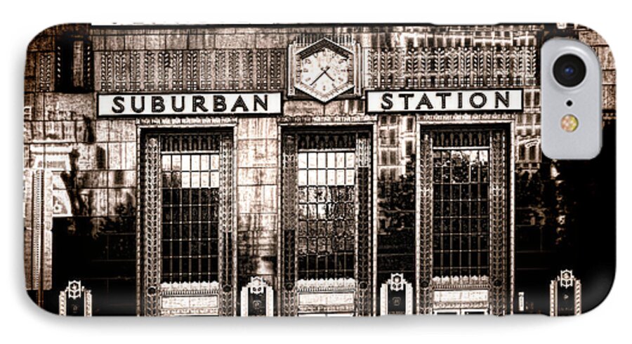 Philadelphia iPhone 7 Case featuring the photograph Suburban Station by Olivier Le Queinec