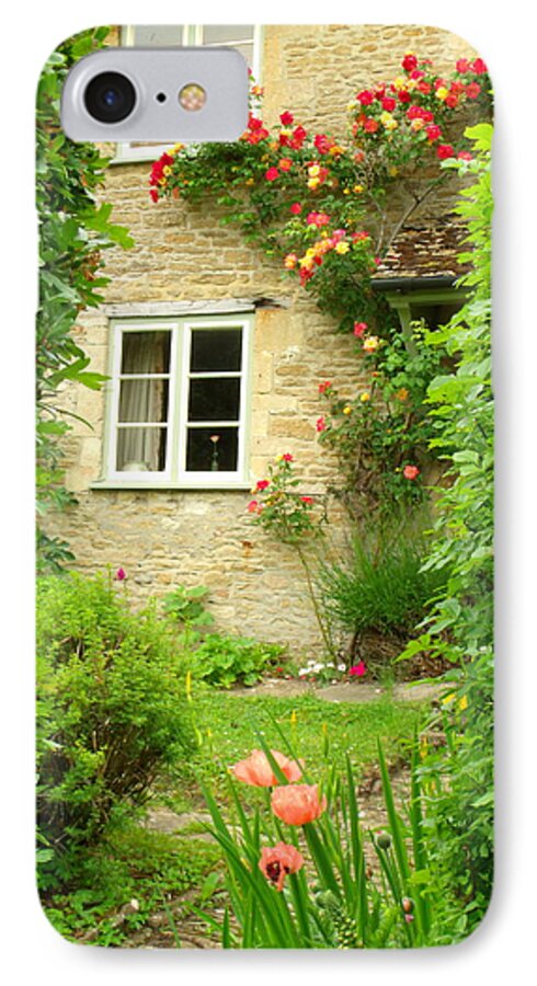 Lacock iPhone 7 Case featuring the photograph Summer Cottage by Jessica Myscofski