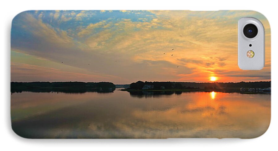Sunrise iPhone 7 Case featuring the photograph Summer Sunrise by Amazing Jules