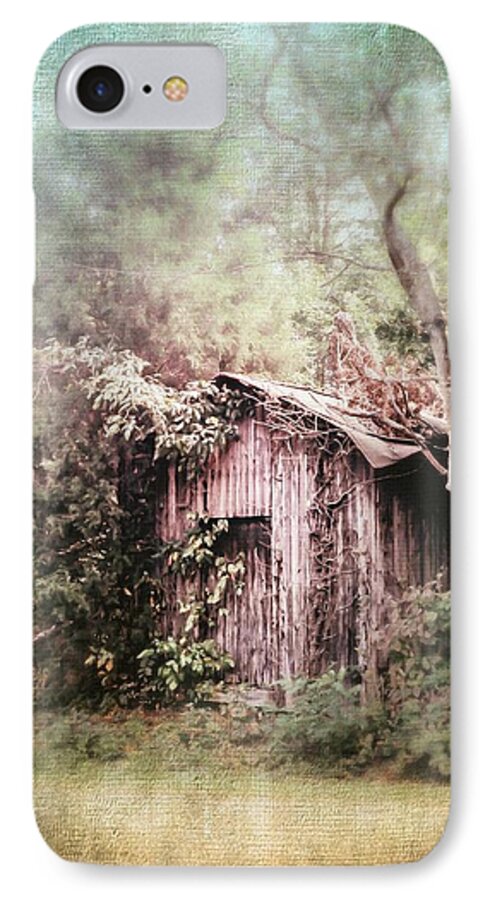 Rustic Shed iPhone 7 Case featuring the photograph Summerfield Shed by Melissa Bittinger