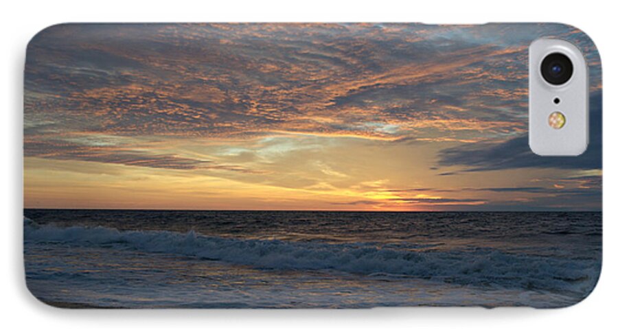 Sunrise iPhone 7 Case featuring the photograph Sunrise Over the Atlantic by Judy Salcedo