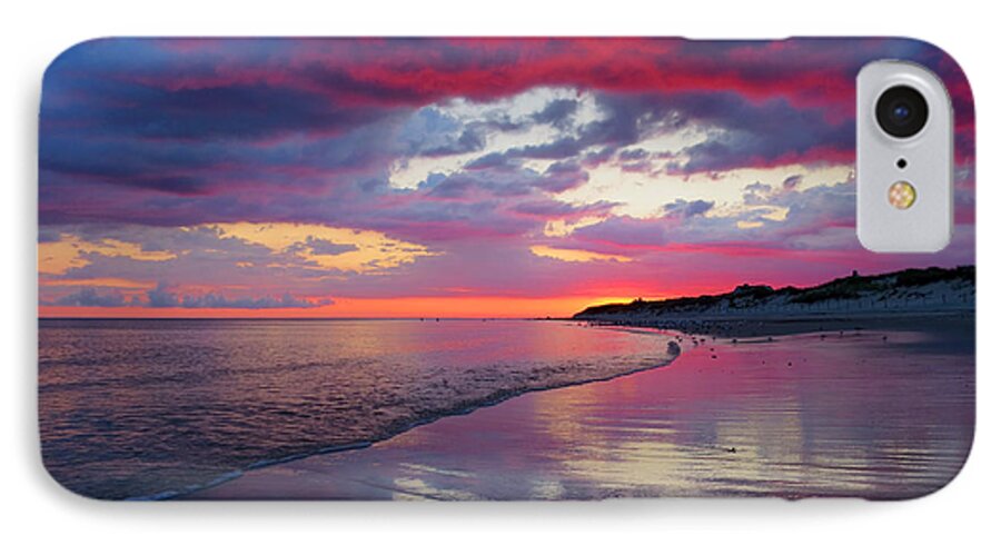 Cape Cod iPhone 7 Case featuring the photograph Sunrise Sizzle by Dianne Cowen Cape Cod Photography