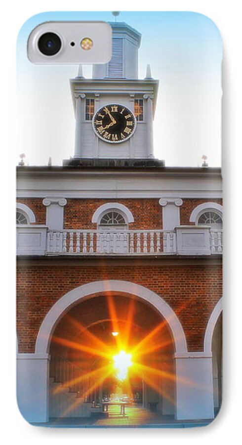 Sunset iPhone 7 Case featuring the photograph Historic 1 by Albert Fadel