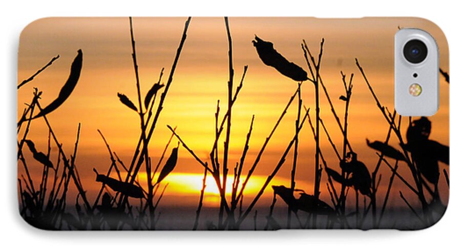 Sunset iPhone 7 Case featuring the photograph Sunset in Half Moon Bay by Ken Arcia