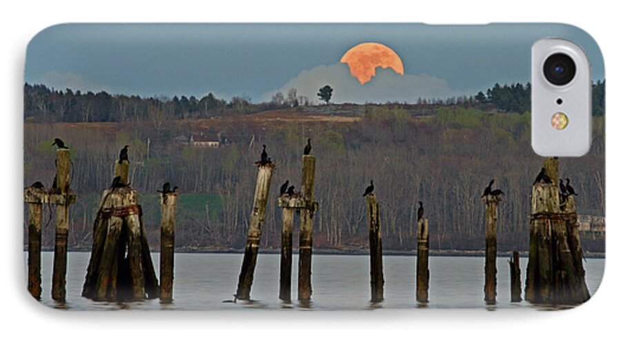 Super Moon iPhone 7 Case featuring the photograph Super Moon by Barbara West