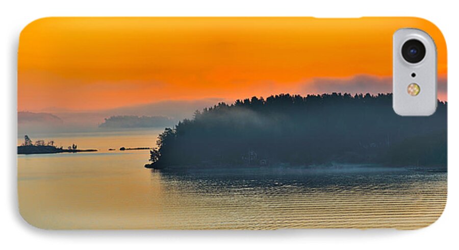 Scandinavia iPhone 7 Case featuring the photograph Swedish Sunrise by Marianne Campolongo