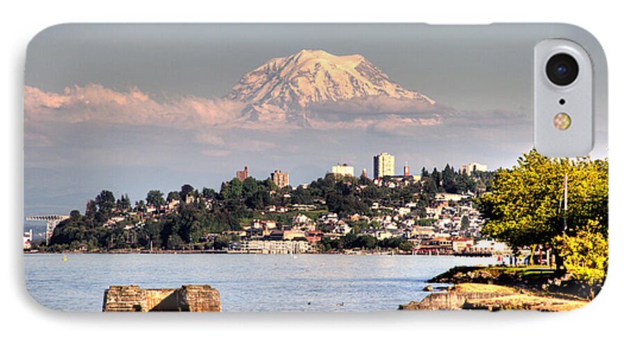 Mt iPhone 7 Case featuring the photograph Tacoma City Skyline by Rob Green