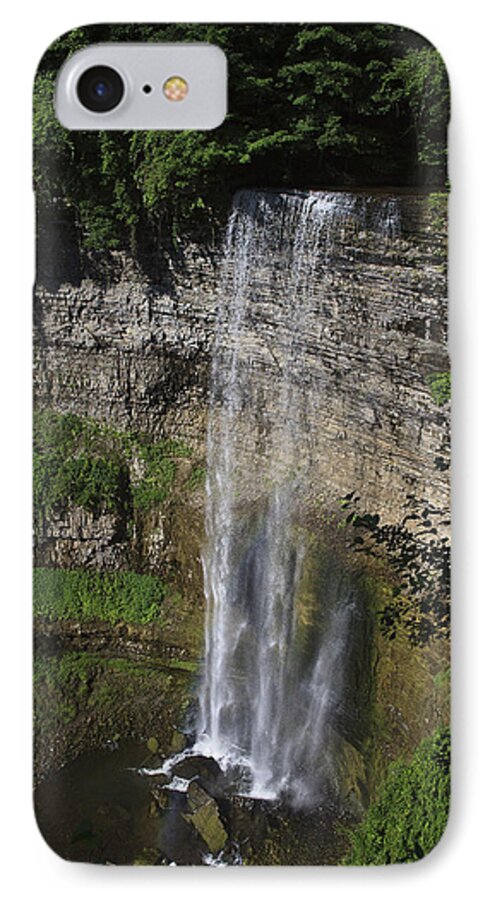 Ribbon Waterfall iPhone 7 Case featuring the photograph Tews Falls by Gary Hall