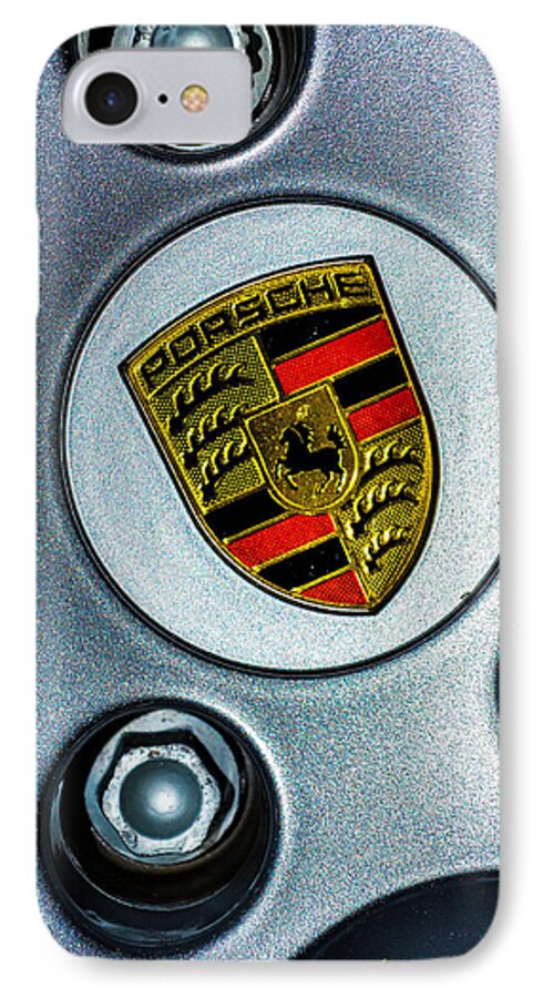 Porsche iPhone 7 Case featuring the photograph The Badge by Shannon Harrington