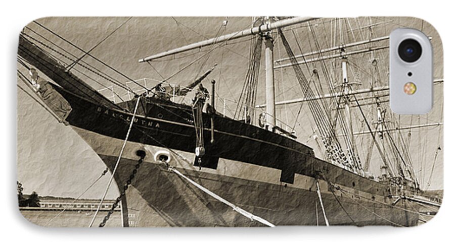 Francisco iPhone 7 Case featuring the photograph The Balclutha by Holly Blunkall