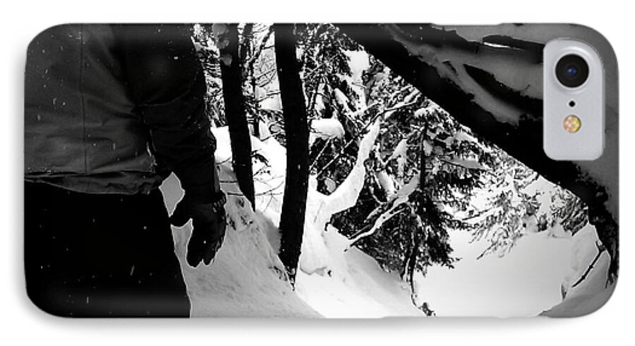 Backcountry iPhone 7 Case featuring the photograph The Chute by James Aiken