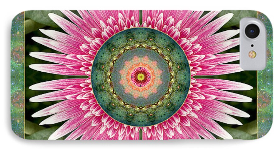 Breast Cancer Healing Yoga Art iPhone 7 Case featuring the photograph The Dawning by Bell And Todd