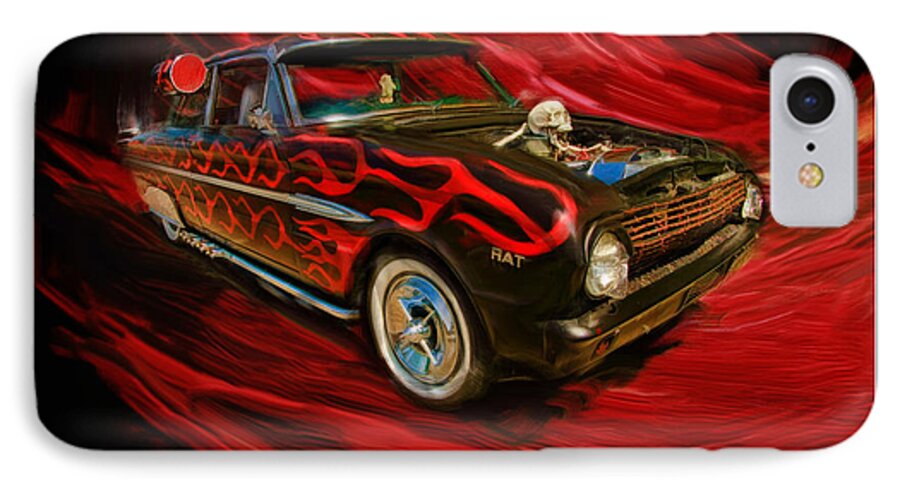 Old Cars Photos iPhone 7 Case featuring the photograph The Devil's Ride by Blake Richards