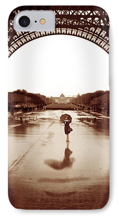 Tour Eiffel iPhone 7 Case featuring the photograph The Other Face Of Paris by Gianni Sarcone