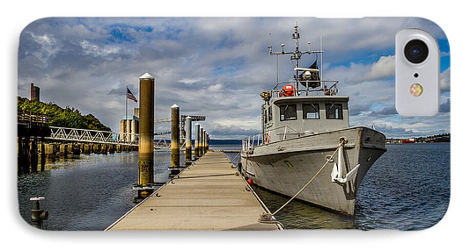 Maritime iPhone 7 Case featuring the photograph The Pier at The Dock by Rob Green