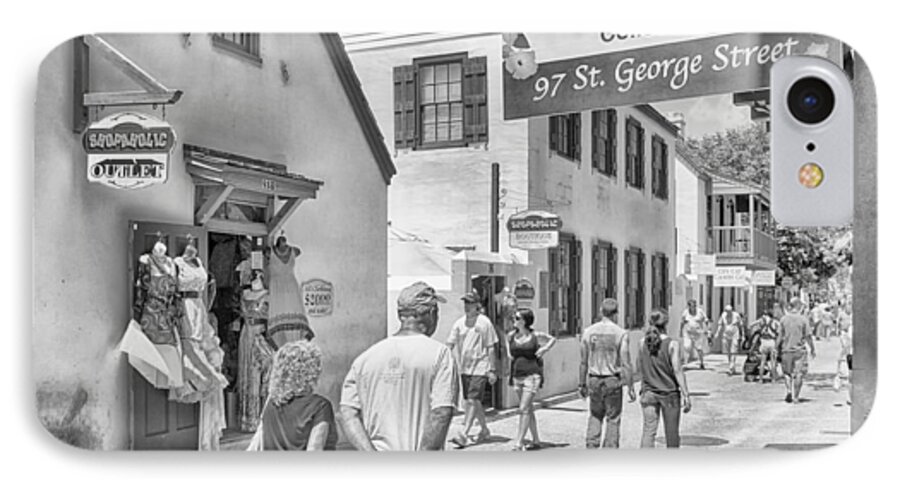 St. George Street iPhone 7 Case featuring the photograph The Pink Petunia by Howard Salmon