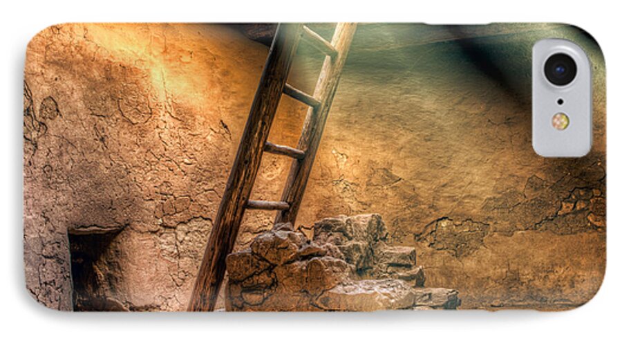 Photograph iPhone 7 Case featuring the photograph The Pueblo Cermonial Room by Anna Rumiantseva