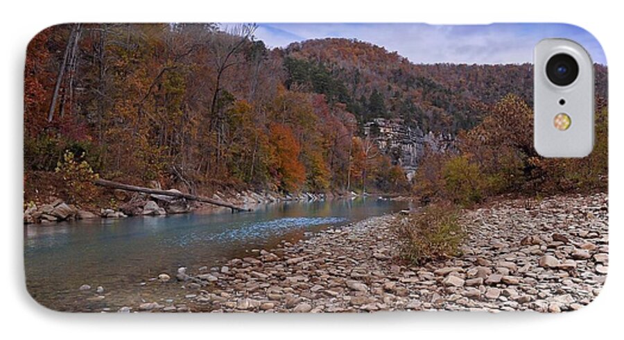 River iPhone 7 Case featuring the photograph The River Runs Through by Renee Hardison