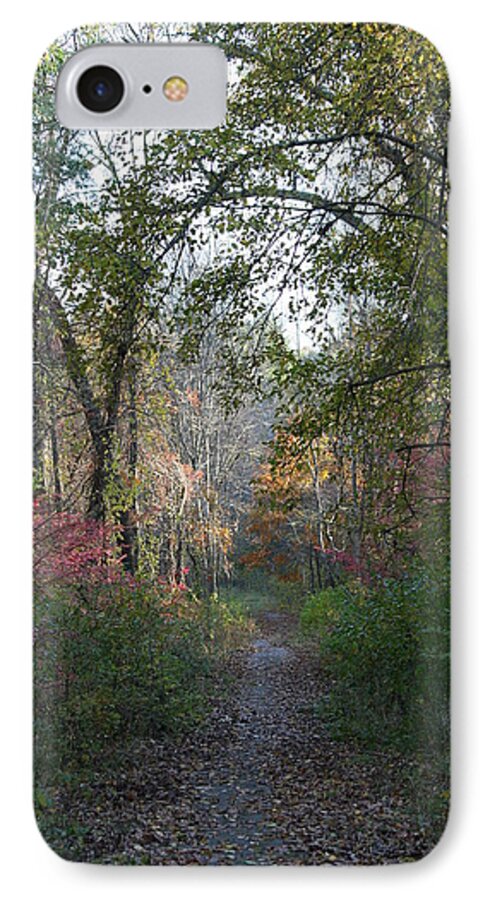 Autumn iPhone 7 Case featuring the photograph The Road Ahead No.2 by Neal Eslinger