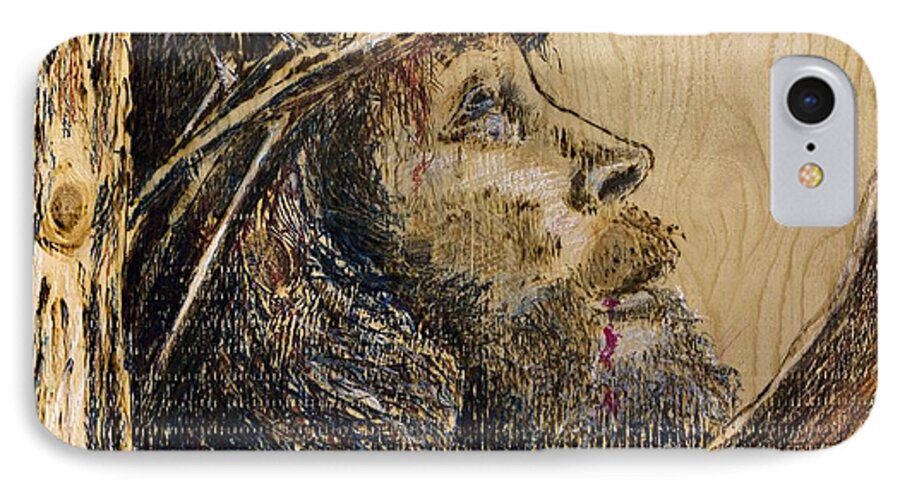 Sacrifice iPhone 7 Case featuring the mixed media The Sacrifice by Richard Jules