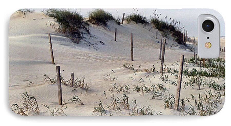 North Carolina iPhone 7 Case featuring the photograph The Sands of OBX by Greg Reed