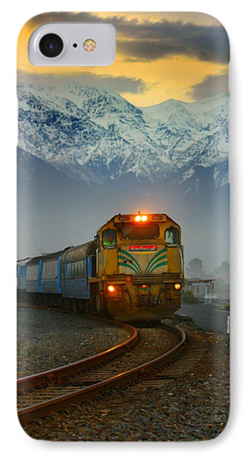Exotic Rail iPhone 7 Case featuring the photograph The Southerner Train New Zealand by Amanda Stadther