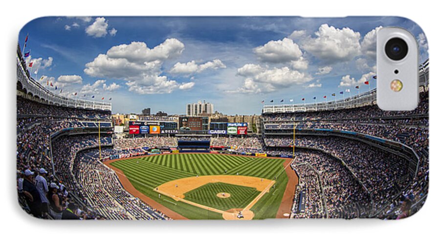 Ny Yankees iPhone 7 Case featuring the photograph The Stadium by Rick Berk