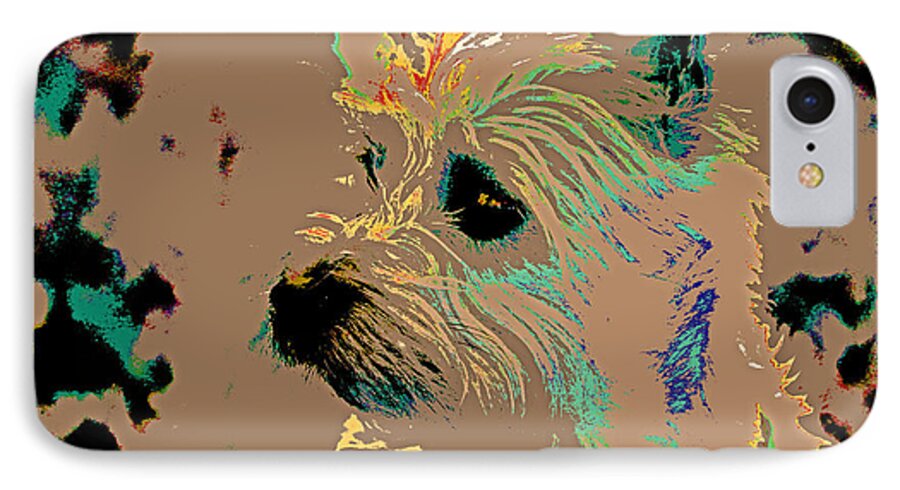 Cairn Terrier iPhone 7 Case featuring the photograph The Terrier by Lynn Sprowl