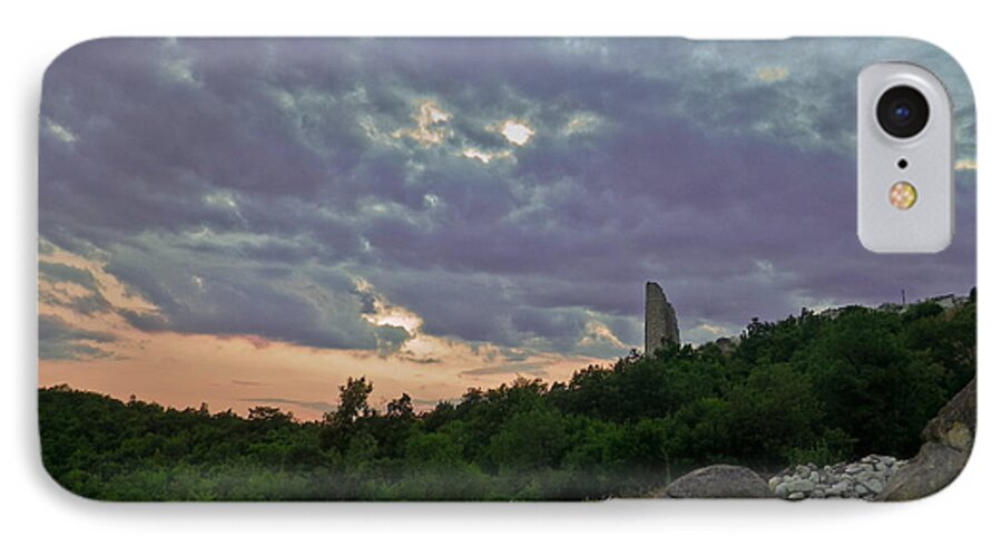 Perperikon iPhone 7 Case featuring the photograph The tower by Eti Reid