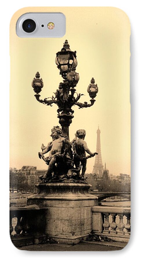 Paris France iPhone 7 Case featuring the photograph The Tower by Steve Godleski