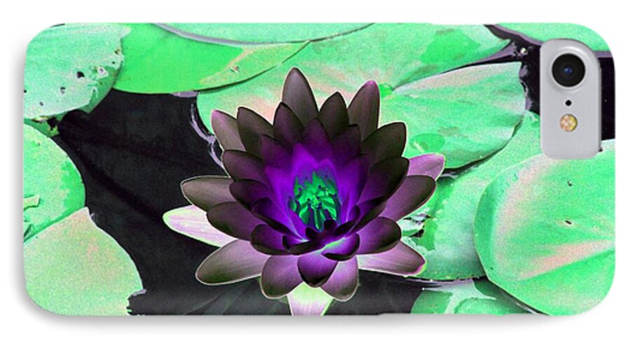 Water Lilies iPhone 7 Case featuring the photograph The Water Lilies Collection - PhotoPower 1113 by Pamela Critchlow