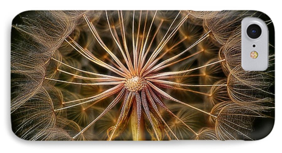 Abstract iPhone 7 Case featuring the photograph These pods light up just dandy. by Jeff S PhotoArt