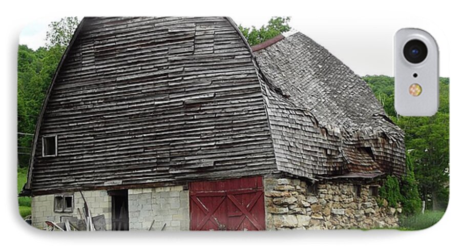 Landscape iPhone 7 Case featuring the photograph This Old Barn #1 by James McAdams