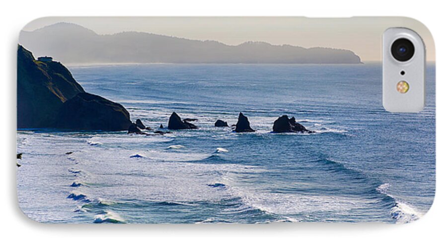 Cape Meares iPhone 7 Case featuring the photograph Three Arches by Dennis Bucklin