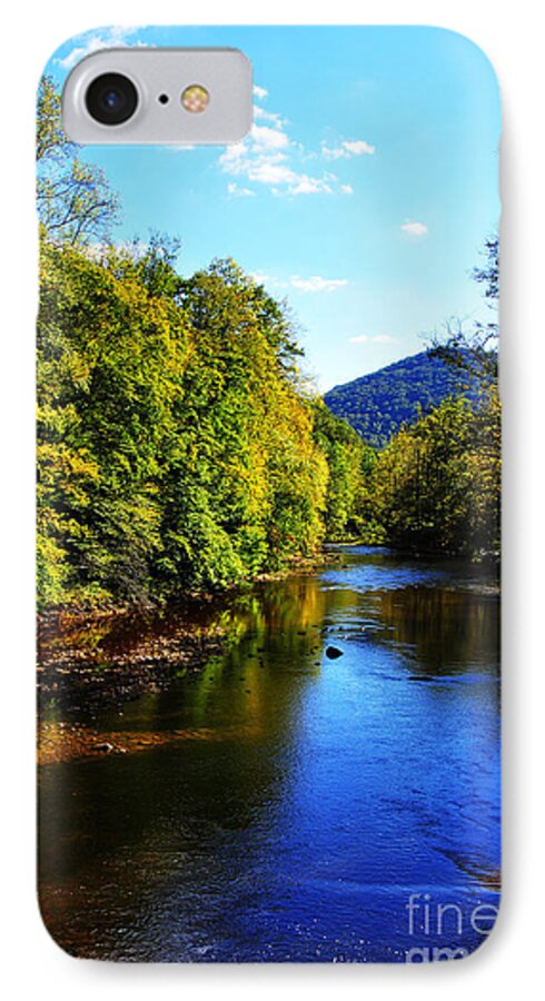 Williams River iPhone 7 Case featuring the photograph Three Forks Williams River Early Fall by Thomas R Fletcher