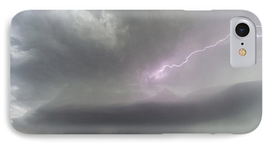 Kansas iPhone 7 Case featuring the photograph Thunderstorm by Rob Graham