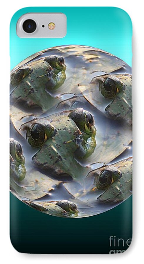 Frog iPhone 7 Case featuring the photograph To Clone or not to Clone by Rick Rauzi