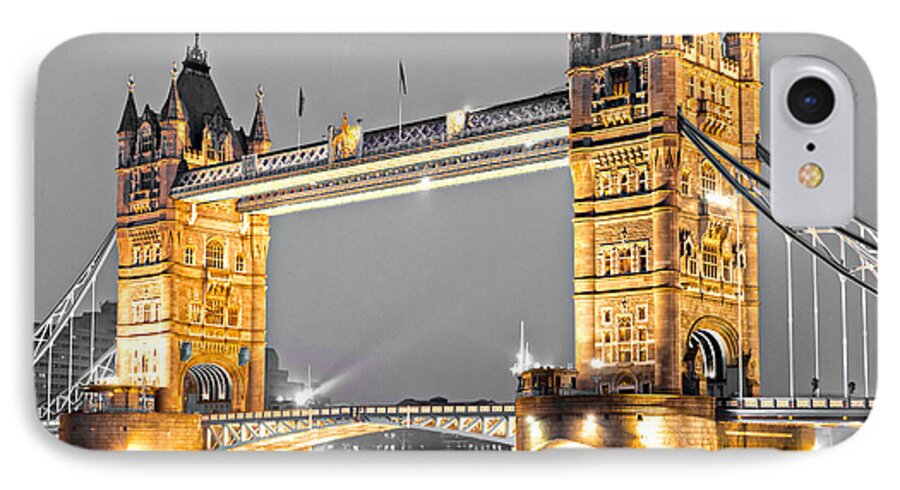 Architecture iPhone 7 Case featuring the photograph Tower Bridge - London - UK by Luciano Mortula
