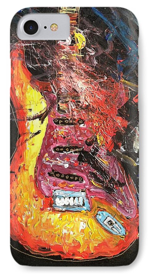 Painted Live With The Beat Farmers iPhone 7 Case featuring the painting tribute to the Beat Farmers by Neal Barbosa
